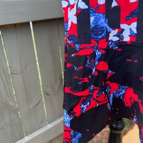 Peter Pilotto Bright Colored Sleeveless Dress with Ruffled Hem - Picture 5 of 14